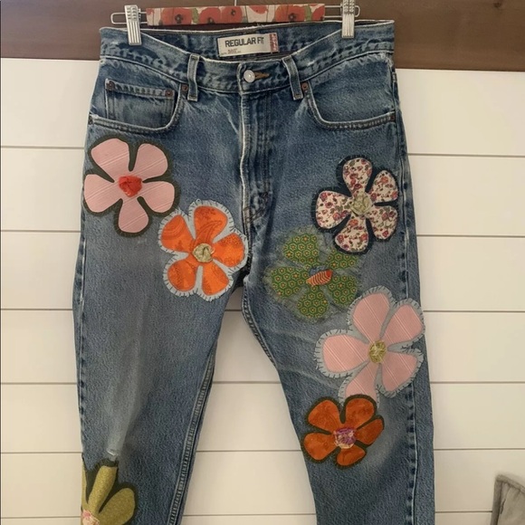 Jeans | Vintage Embellished Levis 